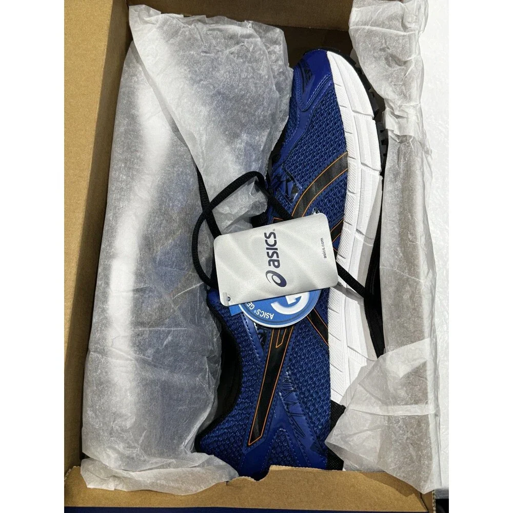 Asics Gel Excite 3 Mens Running Sneaker Blue/Black/Orange Size 13 NEW IN BOX - Picture 4 of 5